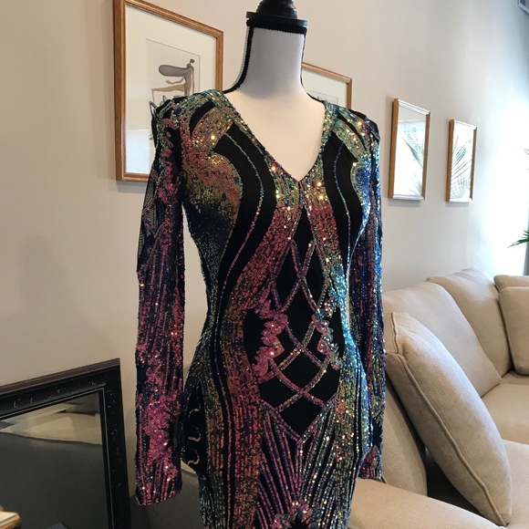 only sequin dress